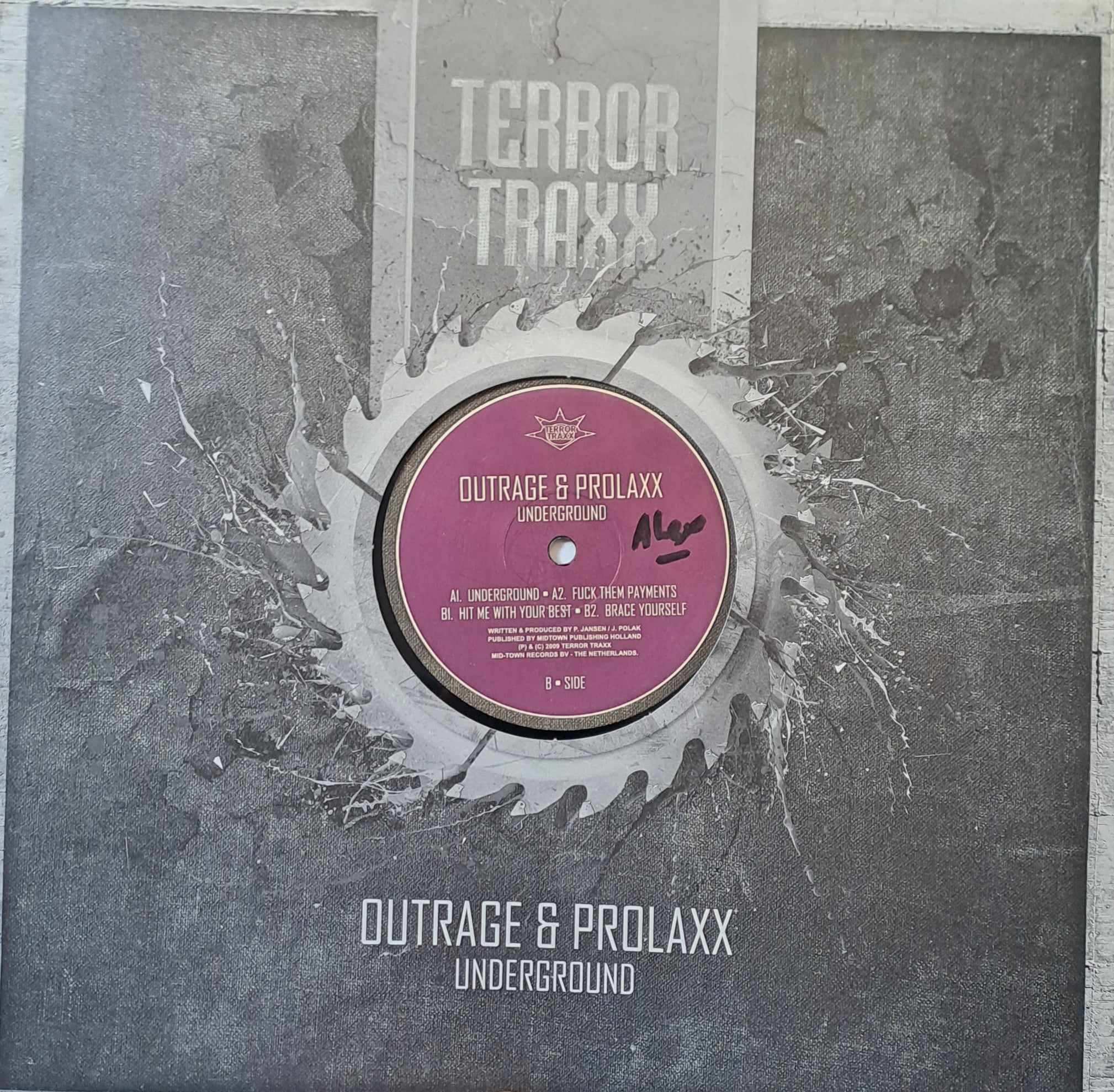 Terror Traxx 63 - vinyle gabber